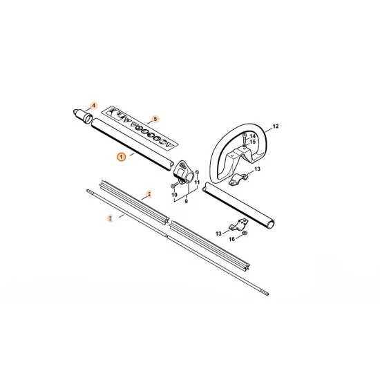 STIHL  Wysięgnik (długi) 6440 710 7100